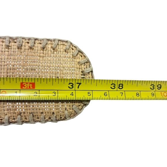 Elie Tahari Woven Wide Belt Beige main image 7